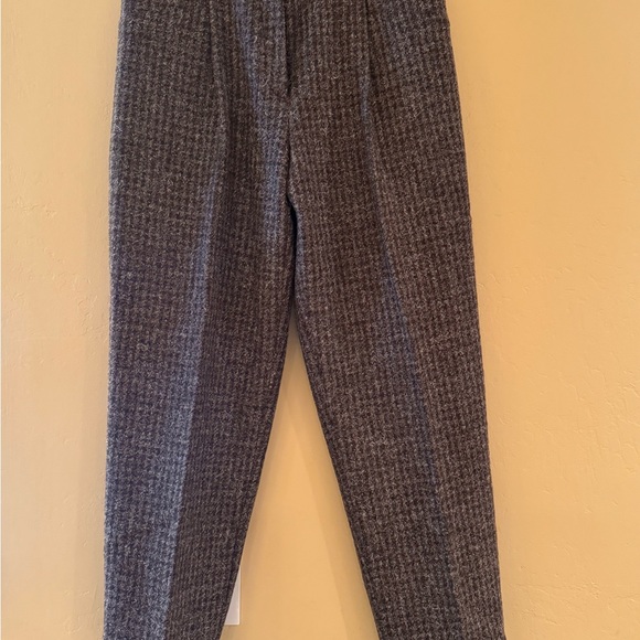 Penny Black (Italy) Brown Tweed Wool Slacks - Picture 3 of 7